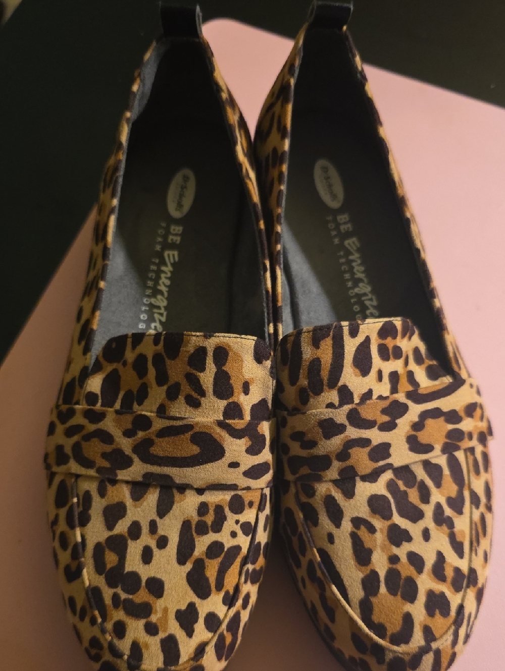 Dr. Scholl's Leopard Print Penny Loafers - Brown/Black